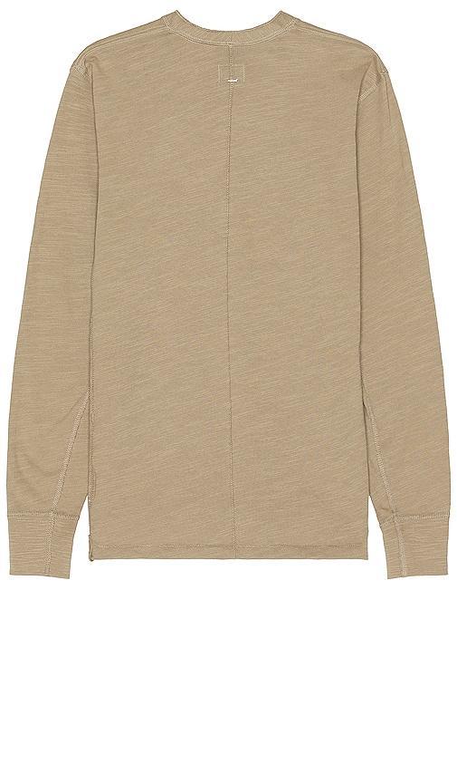 Rag & Bone Classic Henley Brown. (also in XL). Product Image