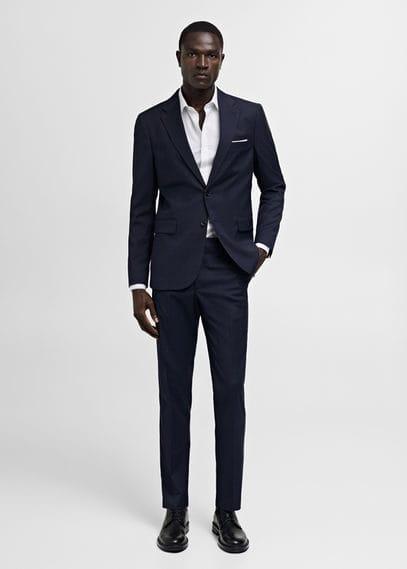 Mango Mens Stretch Fabric Suit Pants Product Image