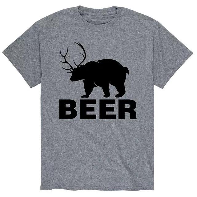 Mens Hunting Beer Bear Tee Product Image