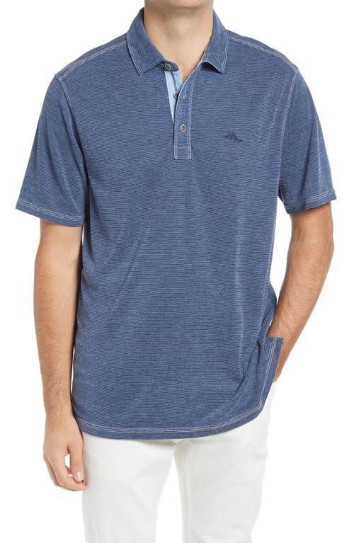 Tommy Bahama Paradiso Cove Polo (Coal) Men's Clothing Product Image