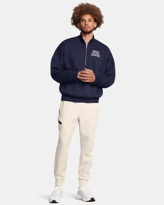 Mens UA Icon Heavyweight Terry Oversized  Zip Product Image