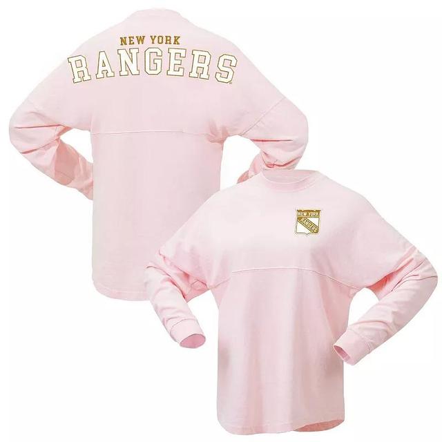 Fanatics Womens New York Rangers Spirit Jersey Long Sleeve T-Shirt Product Image