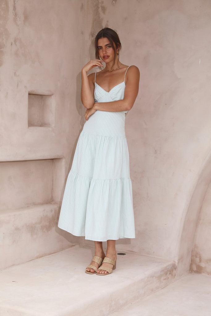 Summer Sun Maxi Dress Mint Product Image