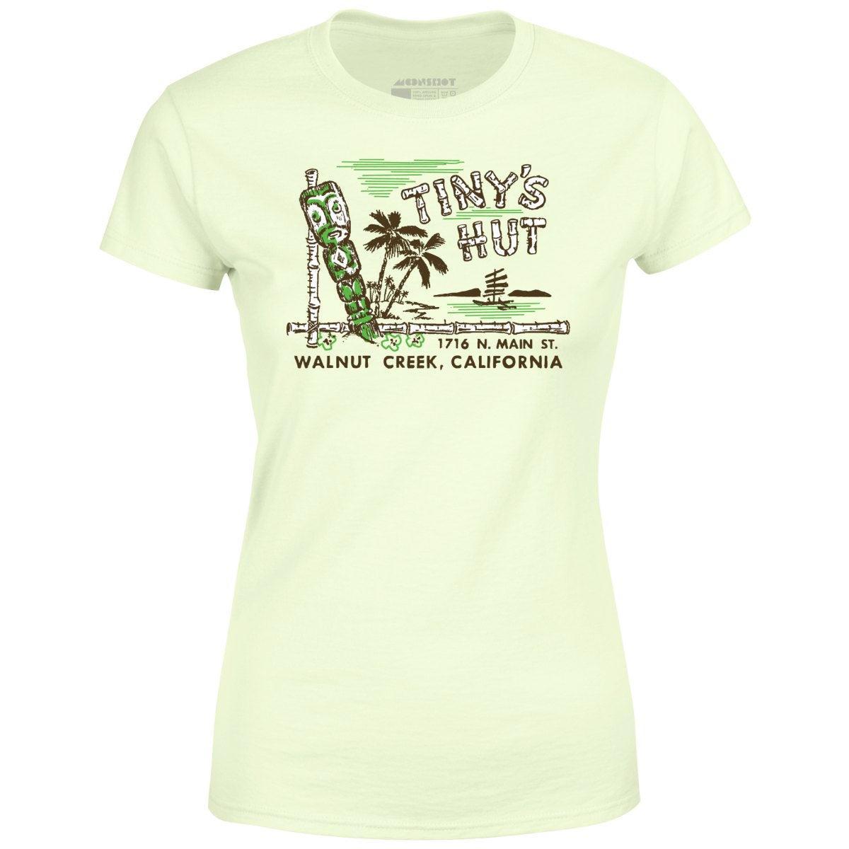 Tiny's Hut - Walnut Creek, CA - Vintage Tiki Bar - Women's T-Shirt Female Product Image