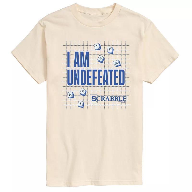 Mens Scrabble I Am Undefeated Graphic Tee by Hasbro Product Image