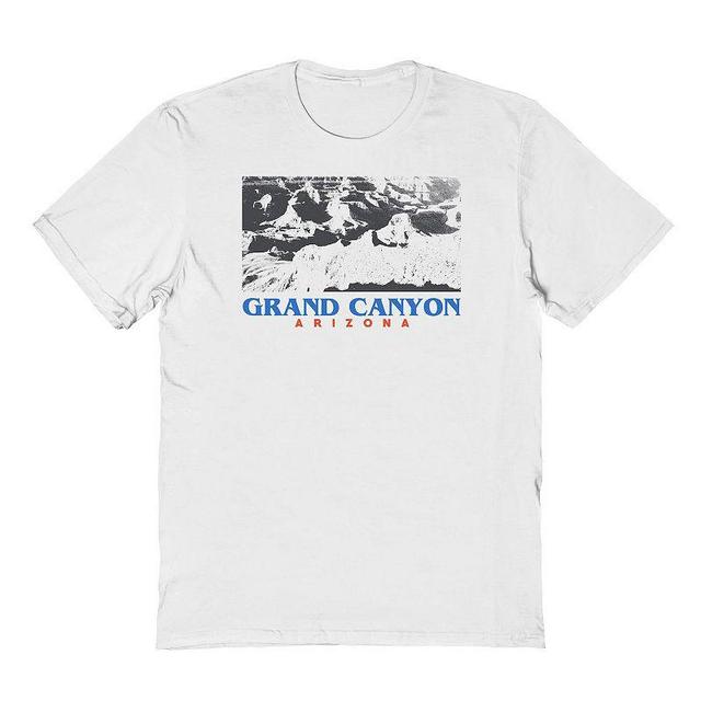 Mens Country Parks Grand Canyon Graphic Tee White Product Image