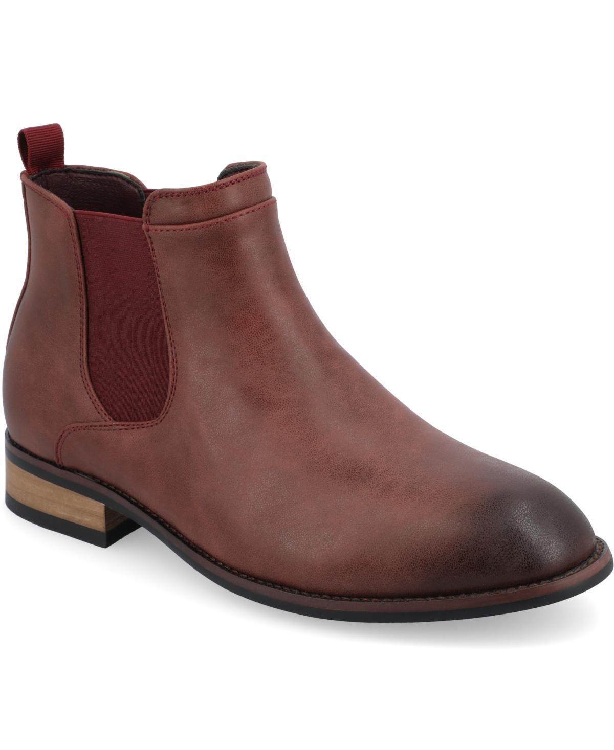 Vance Co. Landon Mens Chelsea Boots Brown Product Image