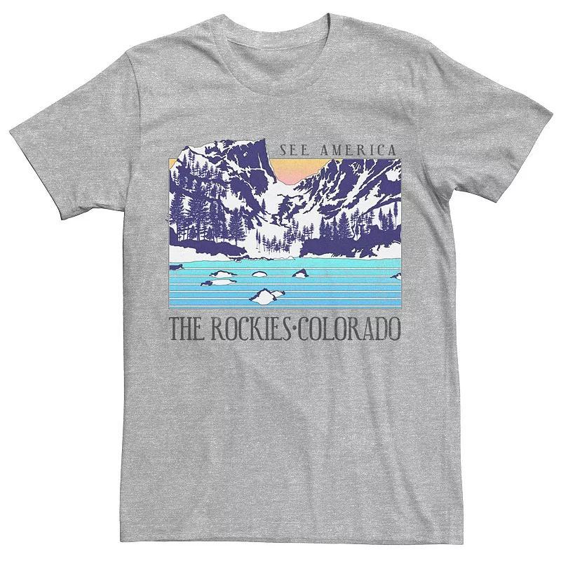 Mens The Rockies Colorado See America Tee Athletic Grey Product Image