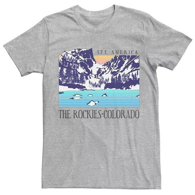 Mens The Rockies Colorado See America Tee Athletic Grey Product Image