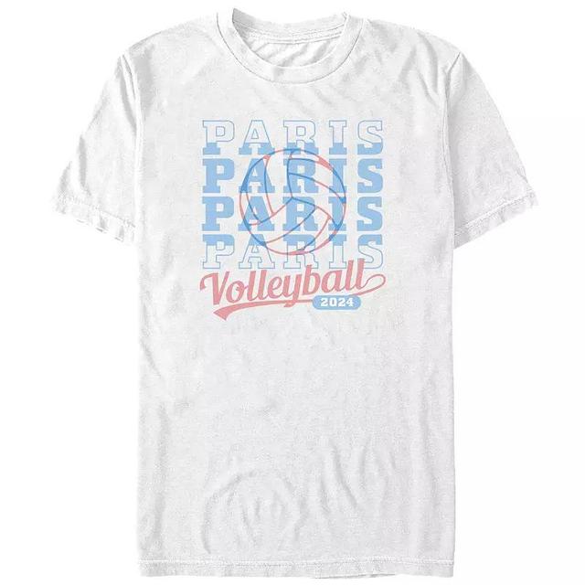 Mens Paris Volleyball 2024 Graphic Tee Product Image