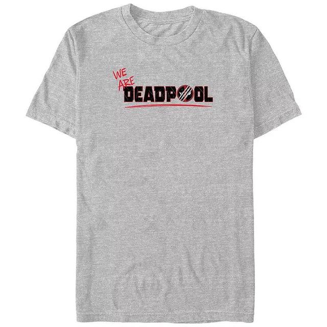 Big & Tall Marvel Deadpool & Wolverine We Are Deadpool Graphic Tee, Mens Athletic Grey Product Image