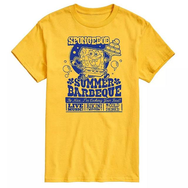 Mens Nickelodeon SpongeBob SquarePants Summer BBQ Graphic Tee Product Image