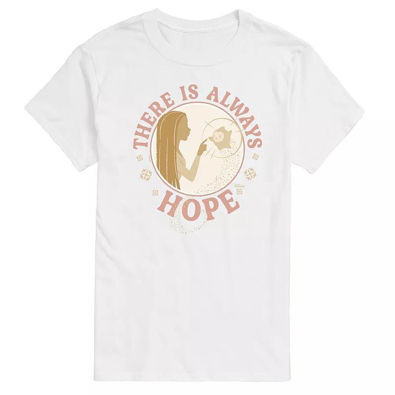 Disneys Wish Asha and Star Mens There Is Always Hope Graphic Tee Product Image