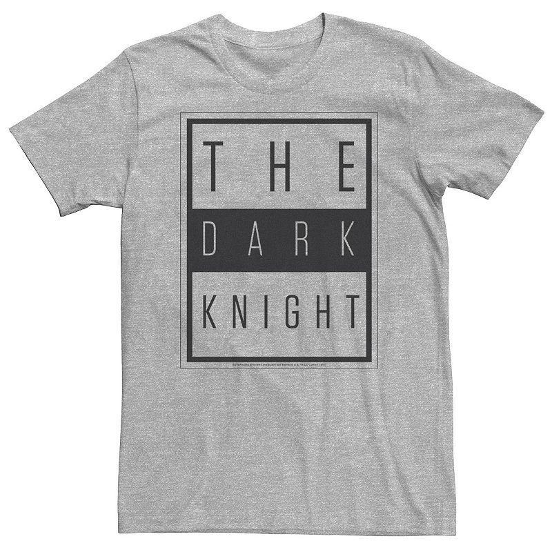 Big & Tall DC Comics Batman The Dark Knight Block Poster Tee, Mens Product Image