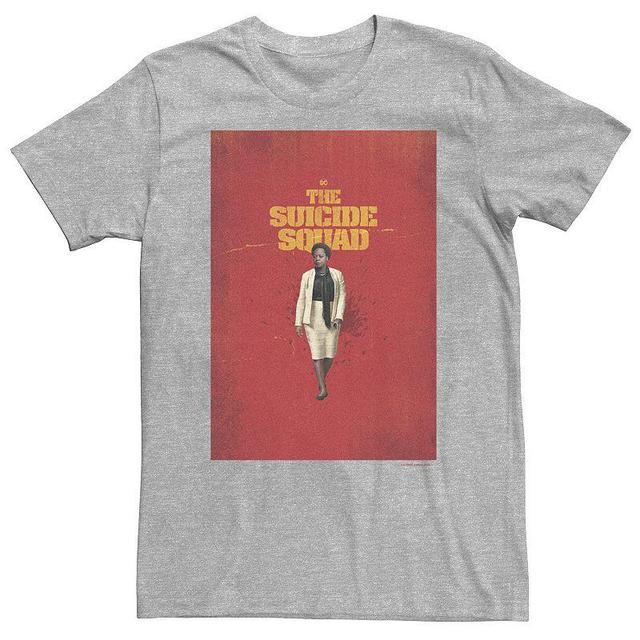 Big & Tall DC Comics The Suicide Squad Amanda Waller Poster Tee, Mens Athletic Grey Product Image