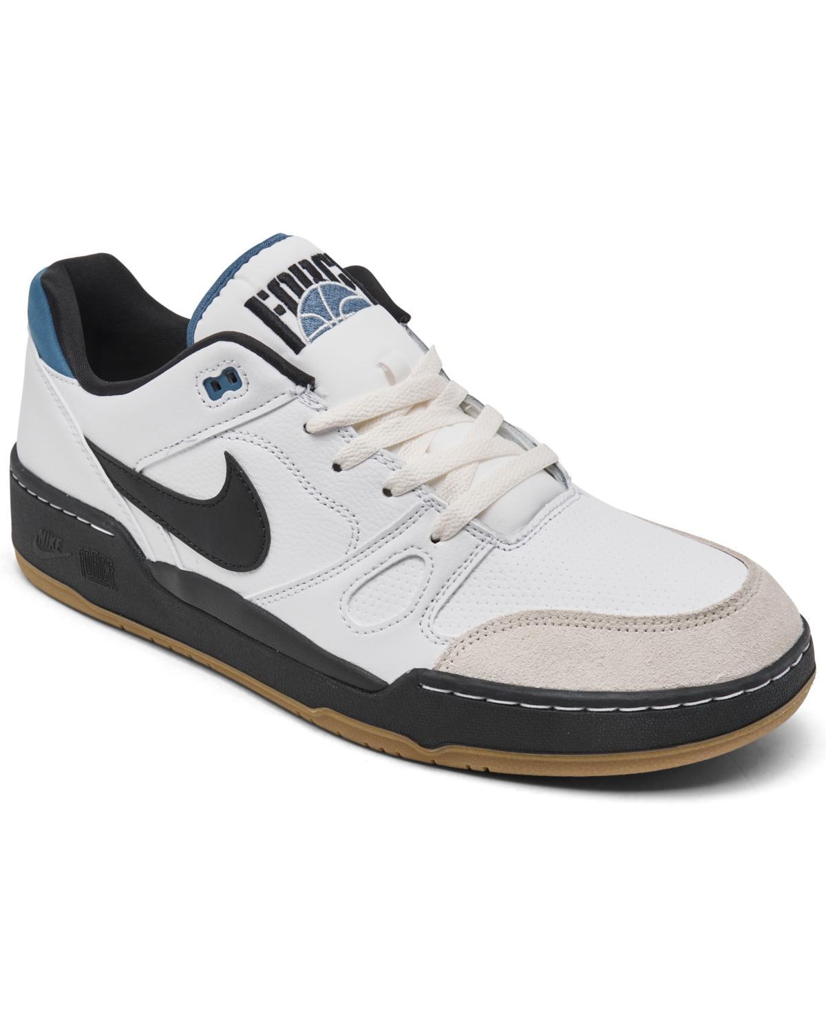 Men's Full Force Low Casual Sneakers From Finish Line In White,black Product Image