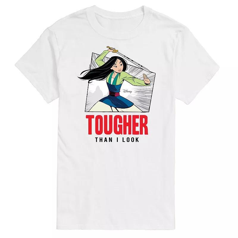 Disneys Mulan Big & Tall Tougher Than I Look Graphic Tee, Mens Product Image