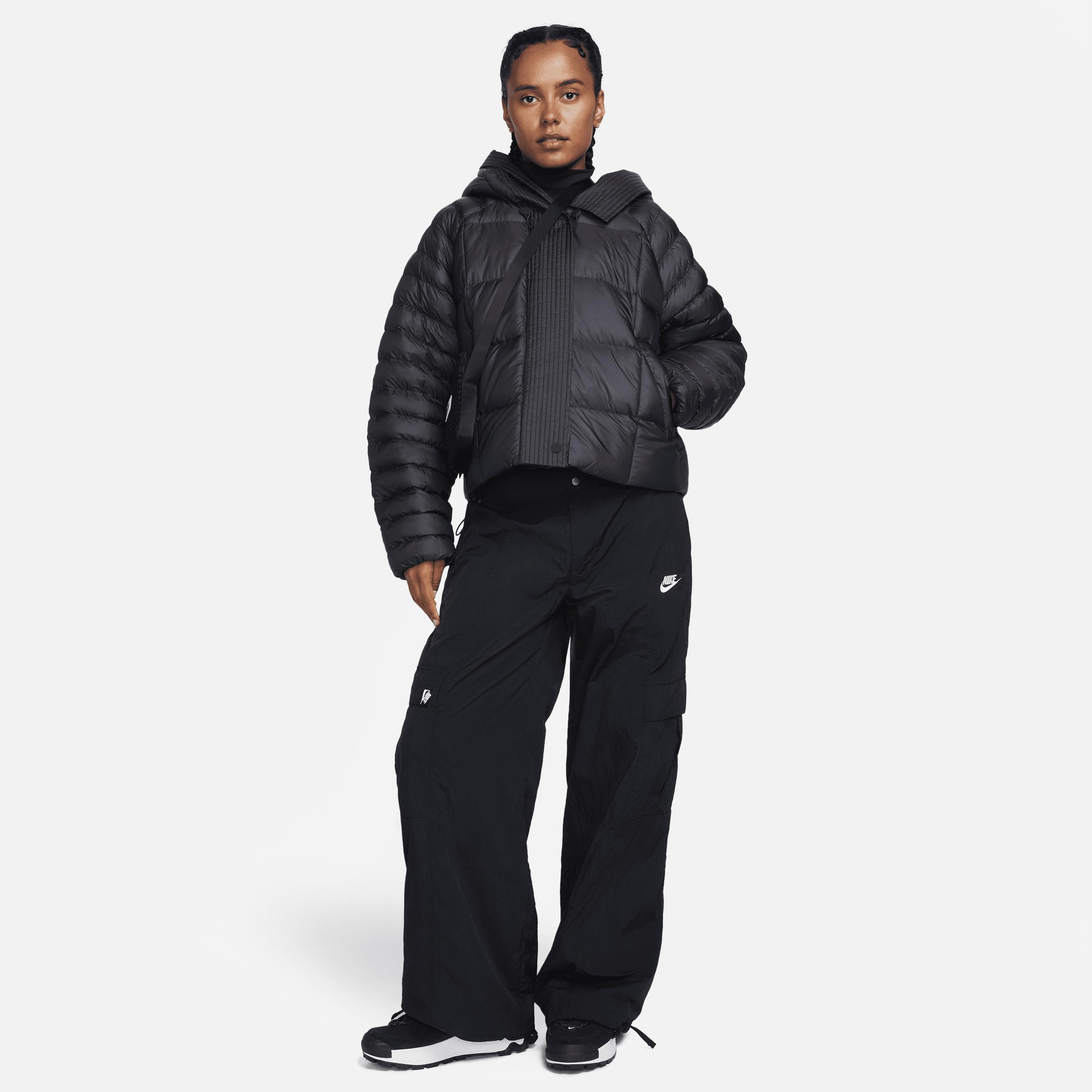 Nike Sportswear Swoosh Puffer PrimaLoft® Women's Therma-FIT Oversized Hooded Jacket Product Image