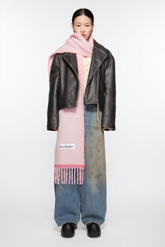 Wool mohair scarf - Narrow Product Image