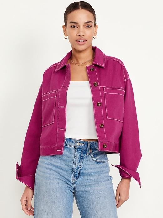 Crop Utility Jacket Product Image