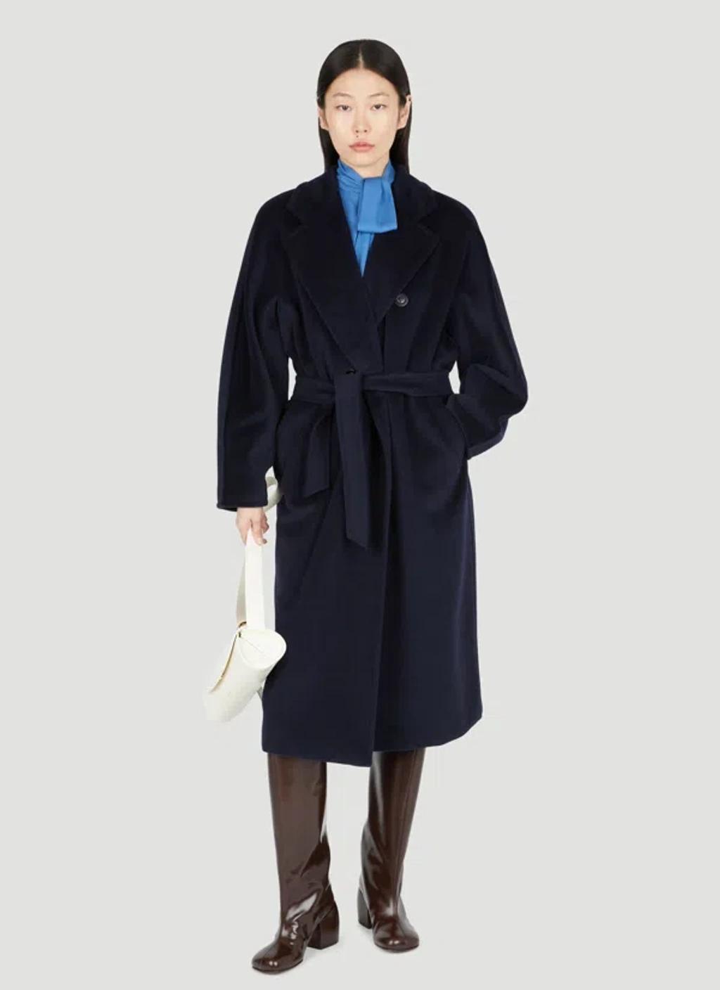 MAX MARA Women Madame Coat In Blue Product Image