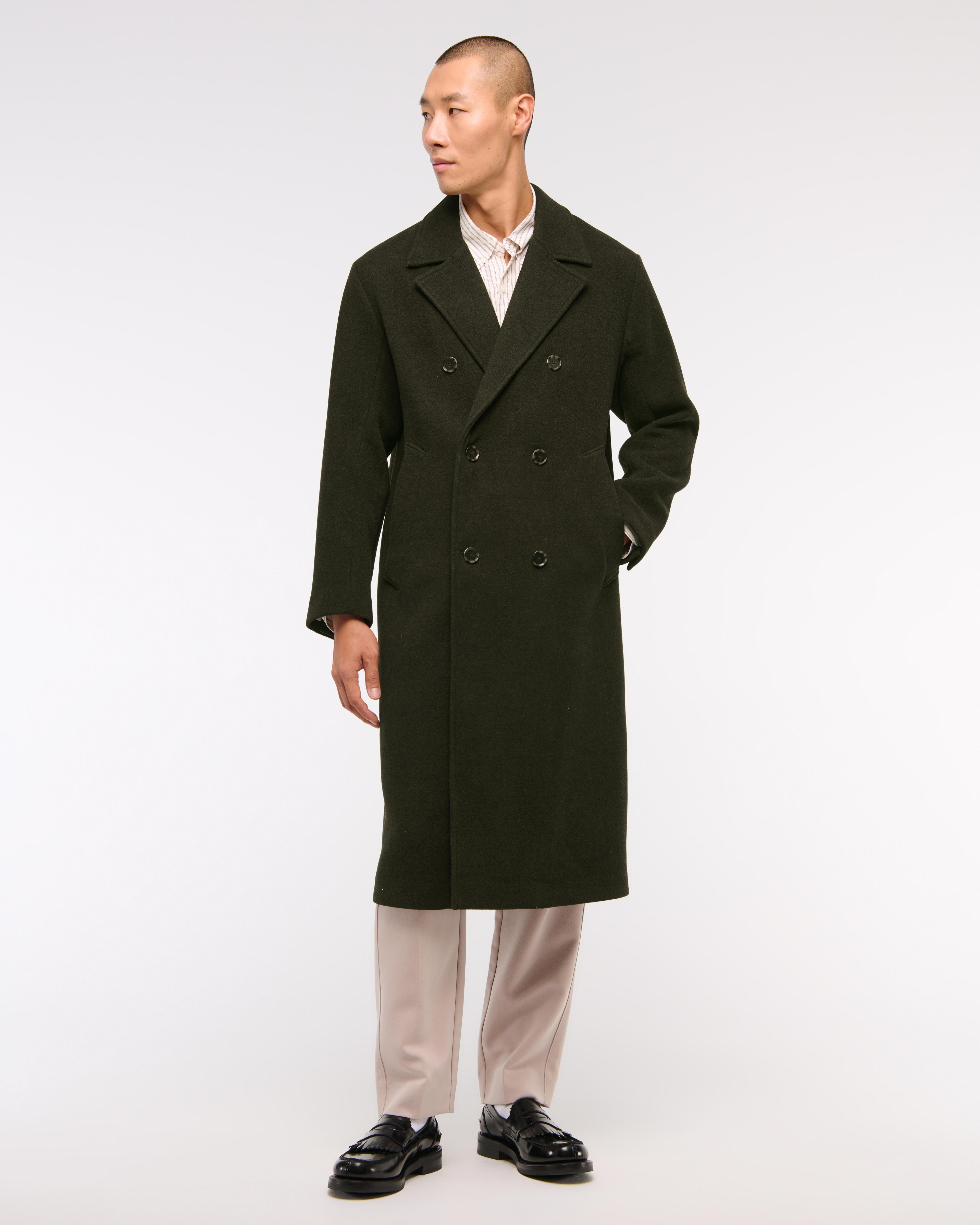 Double Breasted Long Coat Product Image