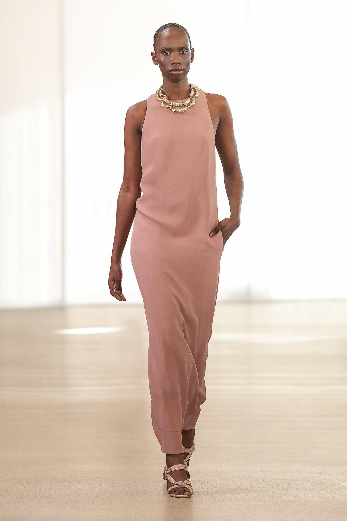 Intrigue Twist Back Midi Dress Product Image