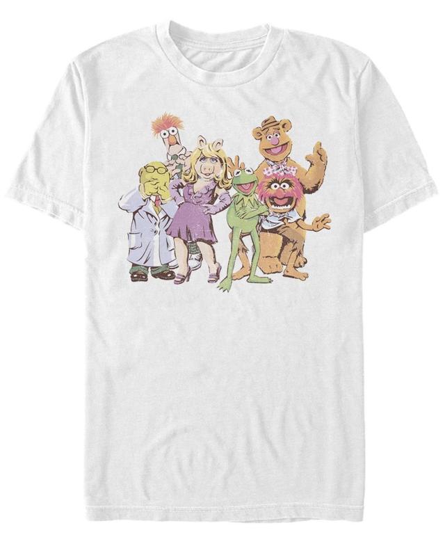 Disneys Muppets Group Shot Illustrated Mens Tee Product Image