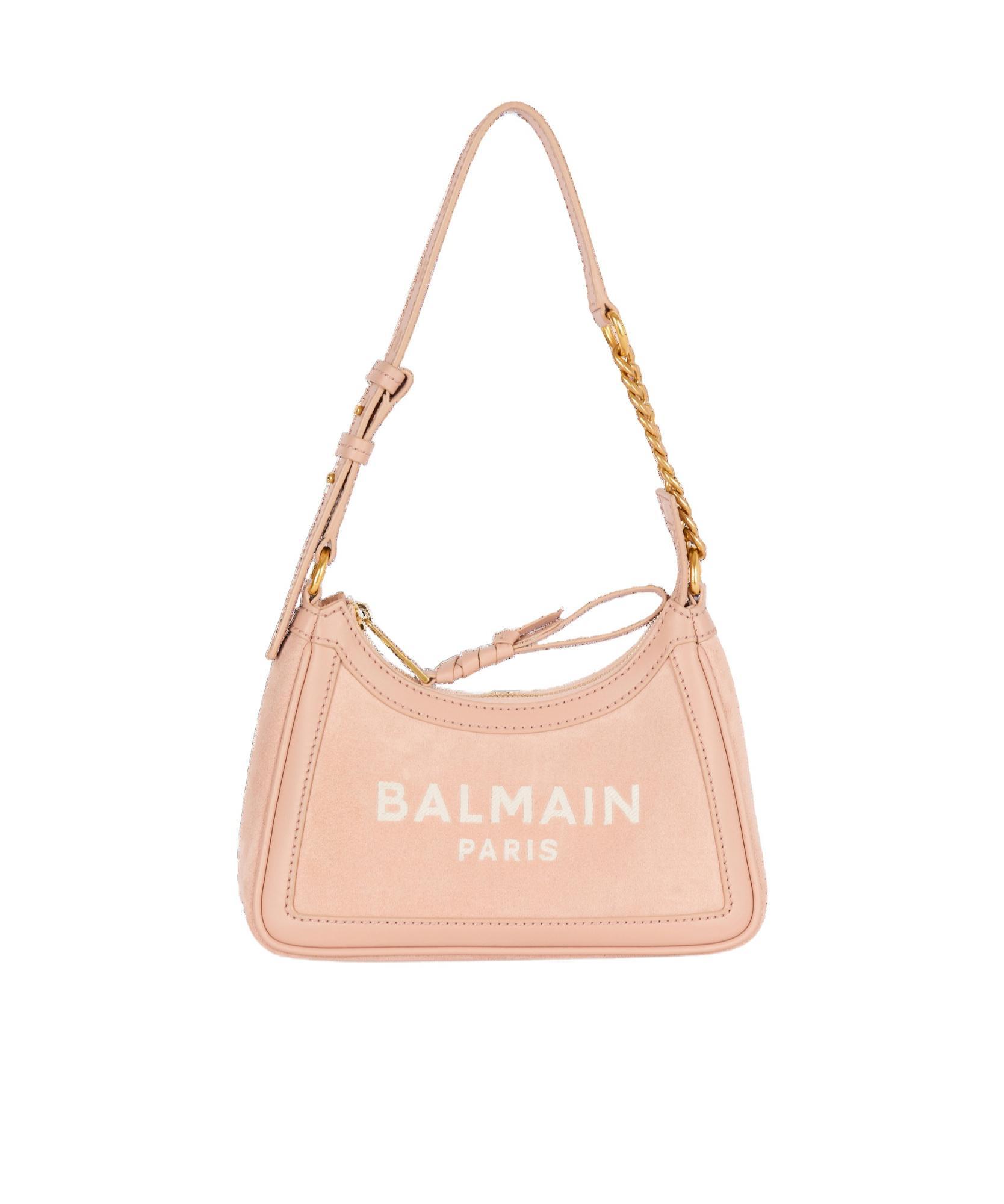 BALMAIN B-army Shoulder Bag In Neutrals Product Image