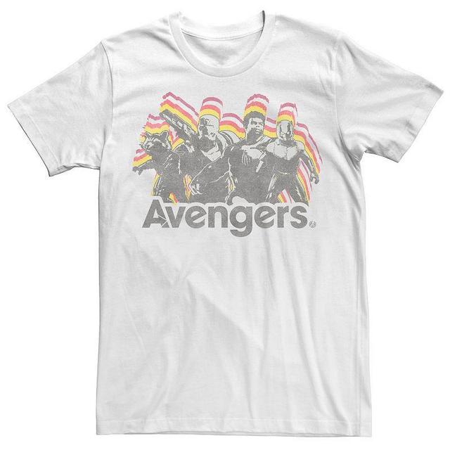 Mens Marvel Avengers Endgame Retro Group Shot Tee Product Image