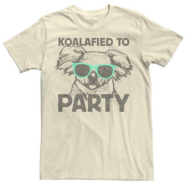 Mens Koalafied To Party Koala Sunglasses Portrait Tee Product Image