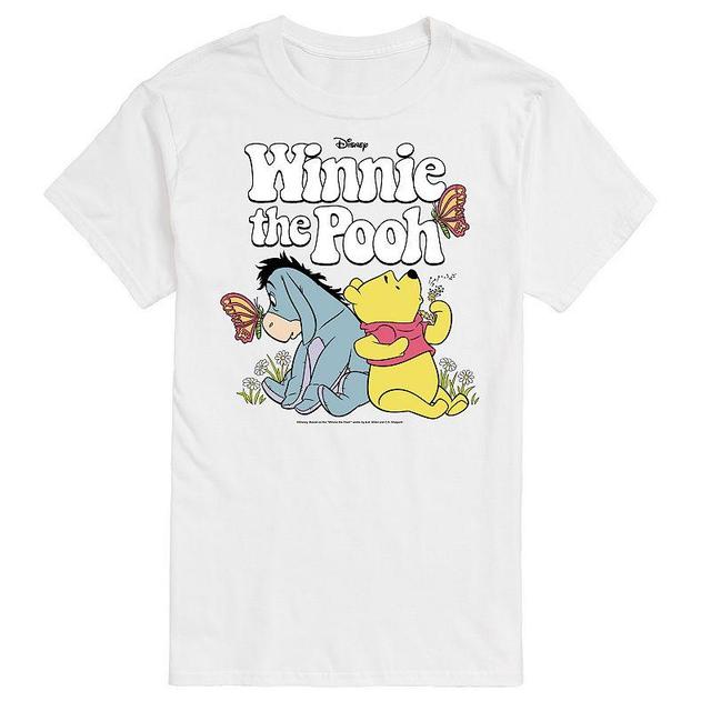 Disneys Winnie the Pooh Big & Tall Retro Characters Graphic Tee, Mens Product Image