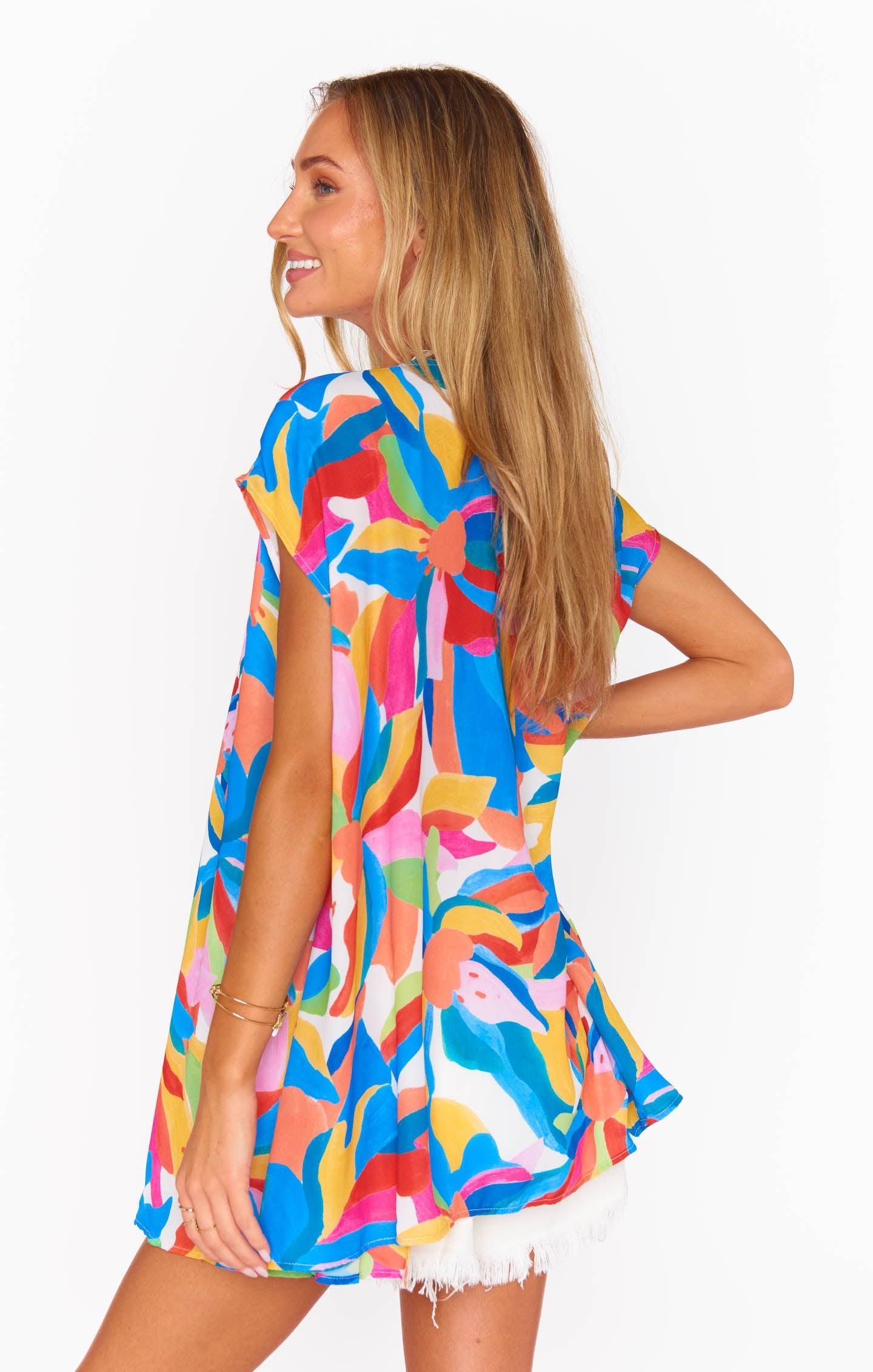 Tabby Tunic ~ Rainbow Pop Product Image