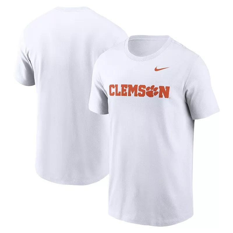 Mens Nike Clemson Tigers Primetime Evergreen Wordmark T-Shirt Product Image