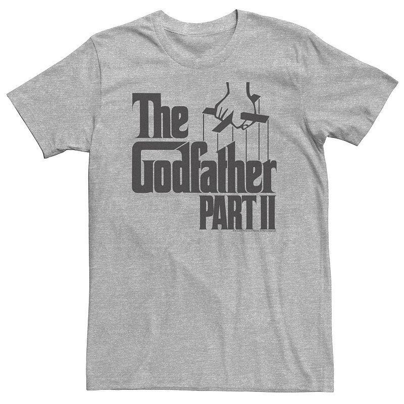 Big & Tall The Godfather Part II Graphic Tee, Mens Athletic Grey Product Image