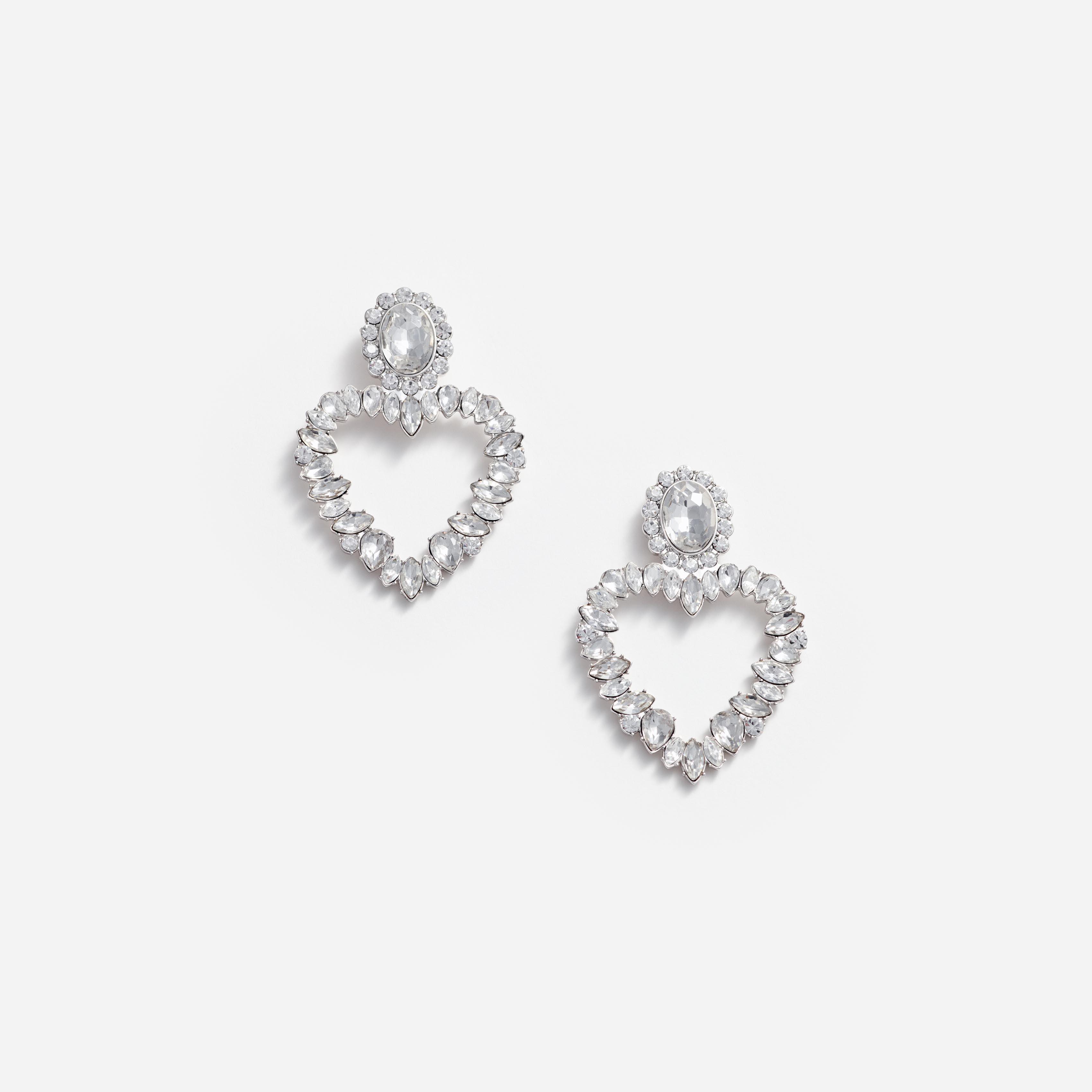 Crystal Heart Earrings Product Image