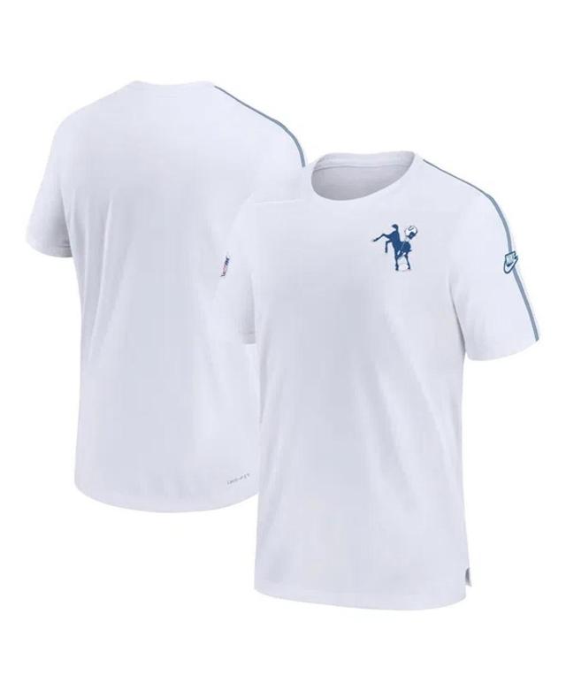 NIKE Men's White Indianapolis Colts Sideline Alternate Logo Coach Performance Top Product Image