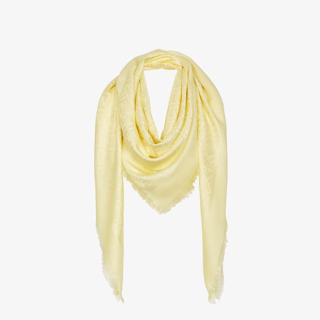 FF ShawlYellow silk and wool shawl Product Image