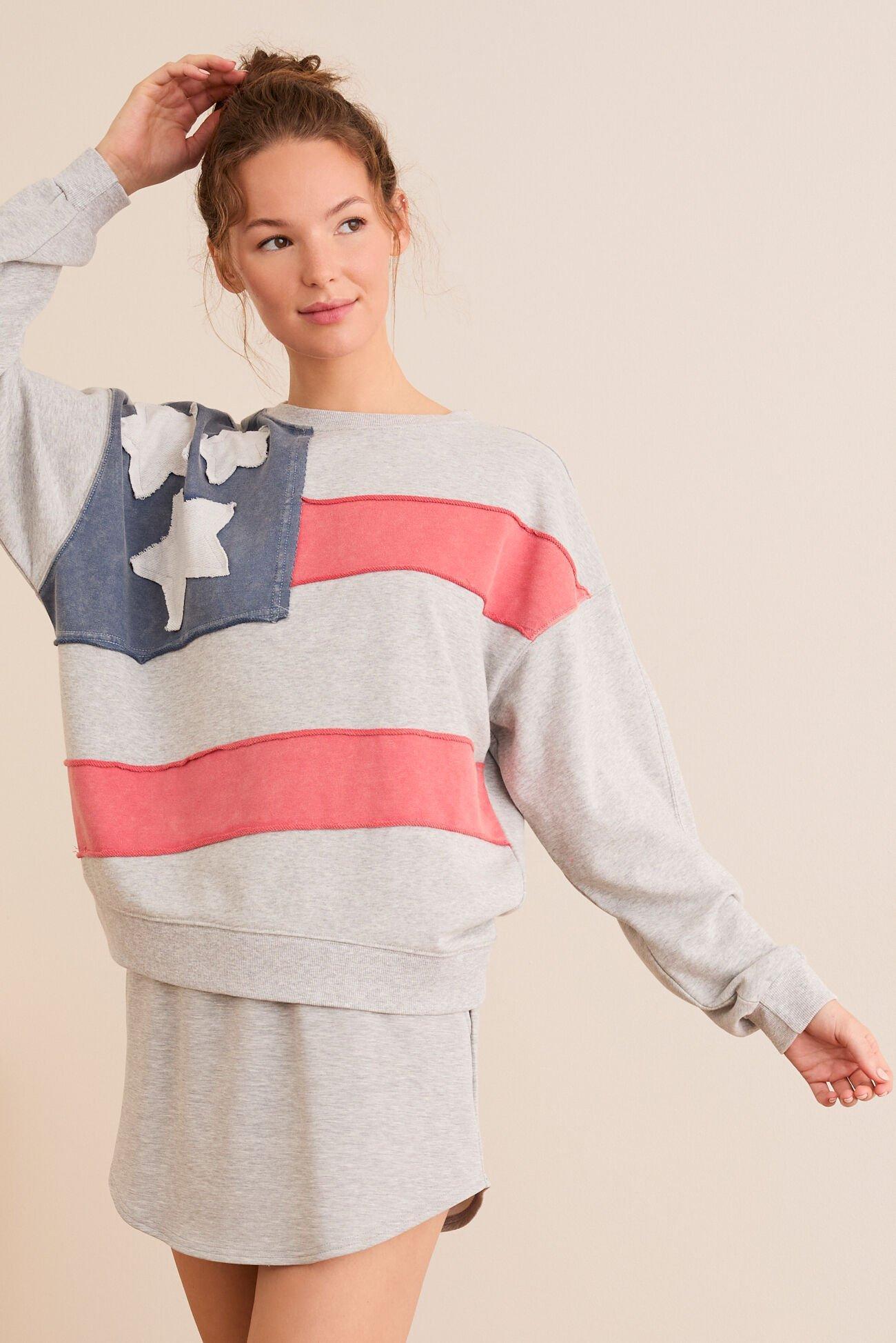 USA Flag Pullover Product Image