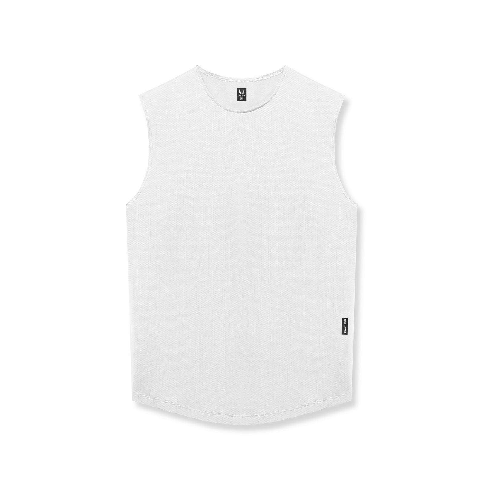 0757. AeroSilver® Cutoff Tank - White Product Image