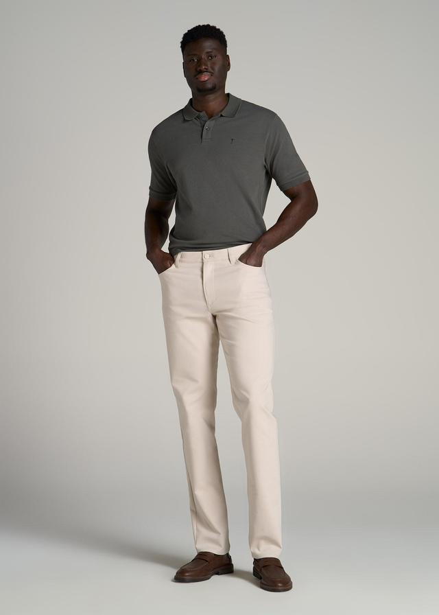 365 Stretch 5-Pocket TAPERED Pants for Tall Men in Soft Beige Product Image