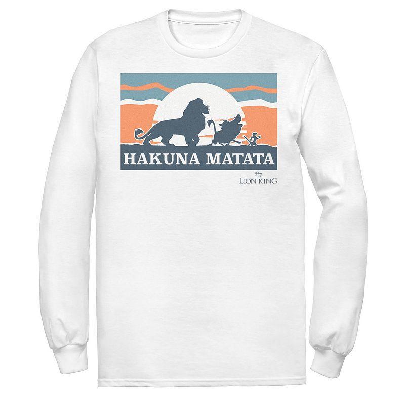 Mens Disney The Lion King Retro Hakuna Matata Trio Silhouette Tee Product Image