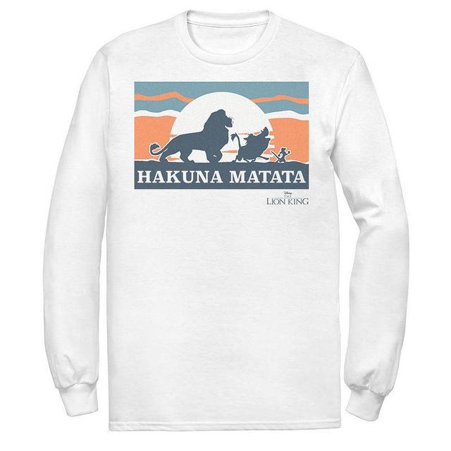 Mens Disney The Lion King Retro Hakuna Matata Trio Silhouette Tee Product Image