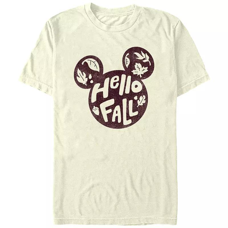 Disneys Mickey Mouse Hello Fall Mens Graphic Tee Product Image