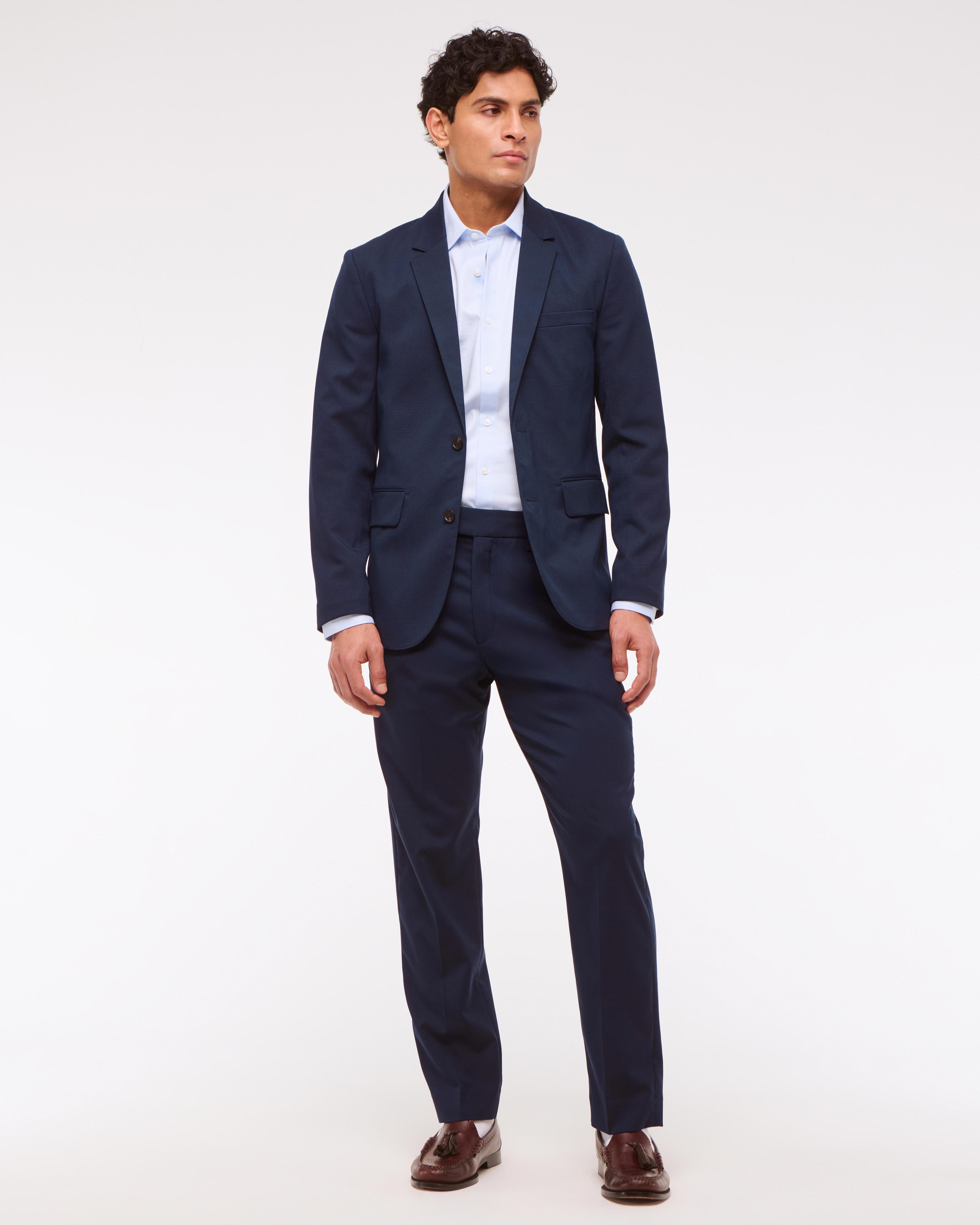 The A&F Collins Tailored Slim Blazer Product Image