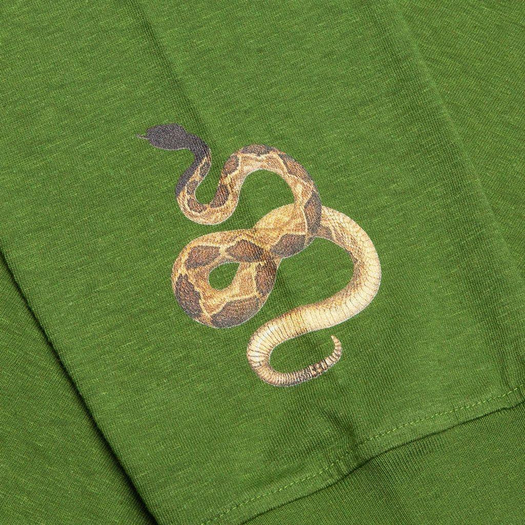 Fallen Man Snake Pullover - Khaki Male Product Image