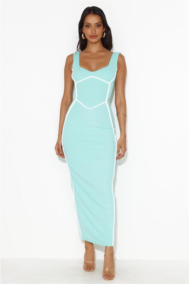 All For Fashion Maxi Dress Mint Product Image