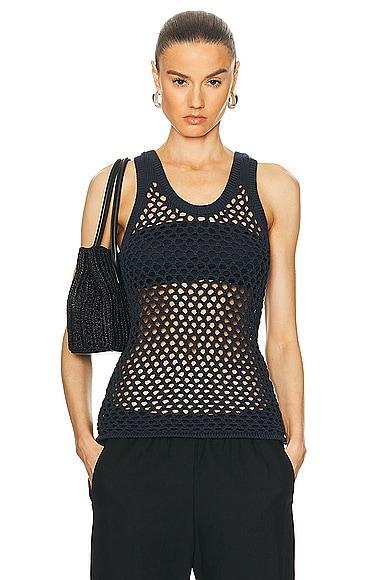 Diotima - Dennis Marina Crocheted Cotton Top - NeutralModa Operandi Product Image