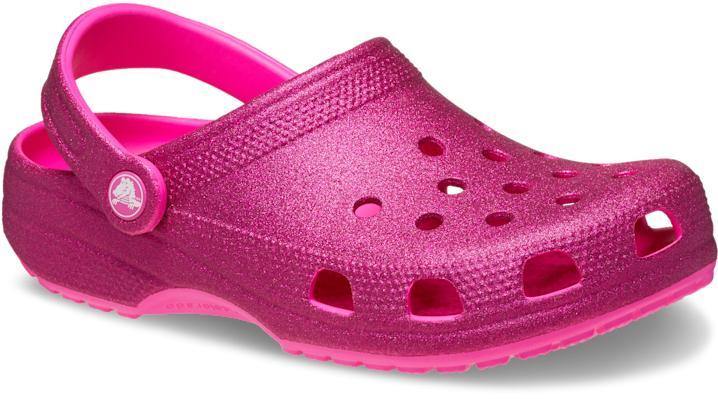 Crocs Womens Classic Glitter Clogs Product Image