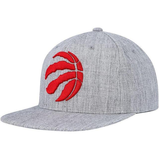 Mens Mitchell & Ness Heather Gray Toronto Raptors Hardwood Classics 2.0 Snapback Hat Product Image